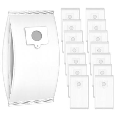 Imagem de (Pacote com 15) Sacos de aspirador de pó tipo Q/C compatíveis com 200 400 600 700 800 série 800, conjunto de acessórios de saco de pó de substituição, saco de pó de grande capacidade