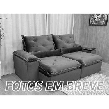 Imagem de Sofá Retrátil Reclinável 2,00 m Bege 511 Zuqui Plus