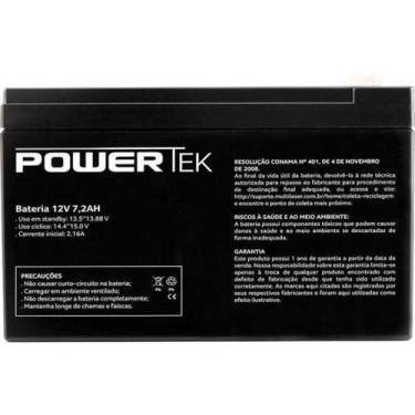 Imagem de Bateria Selada 12V 7,2Ah EN014 Powertek