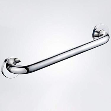 Imagem de XNXWDZ Corrimão de chuveiro de parede de banheiro para deficientes, corrimão de segurança de banheiro, corrimão de aço inoxidável, adequado para banheira, vaso sanitário (prata 88 cm)