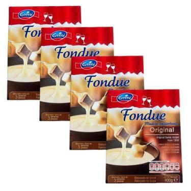 Imagem de Kit 4 Unidades Fondue Suiço Emmi Original 400g