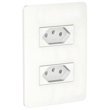 Imagem de Conjunto 2 Tomadas 2P+T 10A 250V Branco Orion Schneider