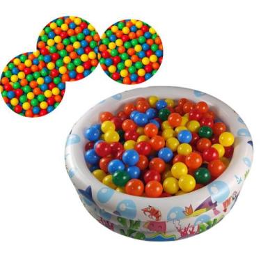 Imagem de Piscina De Bolinha Infantil Inflável 180 Litros Colorida 100 Bolinhas 