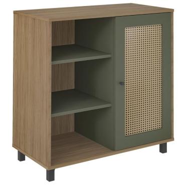 Imagem de Aparador Buffet Charlotte 1 Porta Carvalho Menta Palha