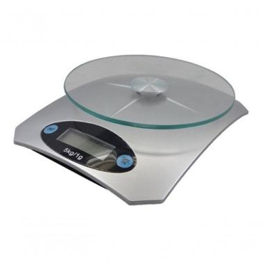Imagem de Balança De Cozinha Digital Precisao Prata 5 Kg Kl
