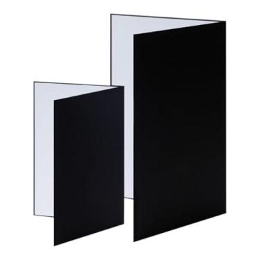 Imagem de FVDPWYE 2 Peças 3 em 1 Refletores de Luz Fotografia Papelão Dobrável Fotografia Adereço Profissional para Estúdio de Joias Interno E Externo, Preto Branco Prata, A4 43