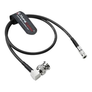 Imagem de Alvin's Cables Cabo micro BNC para BNC 12G-SDI de alta velocidade 4K UHD cabo coaxial de vídeo BNC de ângulo reto 75 Ohm ultramacio, para monitor Blackmagic Video Assist de 5 polegadas, 50 cm | 50 cm