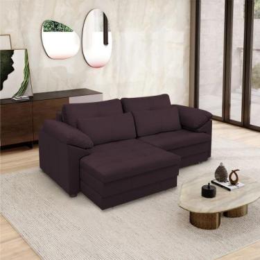 Imagem de Sofá Retrátil Elétrico Sala de Estar Nolan Bipartido 250cm Conforto Pr