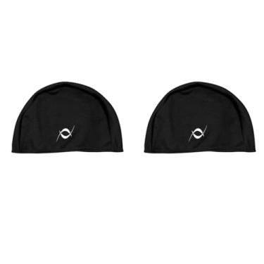 Imagem de Kit 2 Touca De Tecido Infantil Juvenil Natação Piscina (Preto)