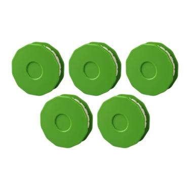Imagem de kowaku 5pcs Bike Chain Oiler Lubricator Ferramenta de manutenção de bicicletas redonda versátil Lightweight Fácil de usar Ferramenta de cuidados, Verde