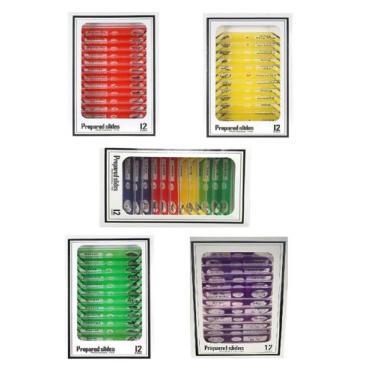 Imagem de Lâminas Biológicas Para Microscópio 12 Peças - Chanseon, AMARELO