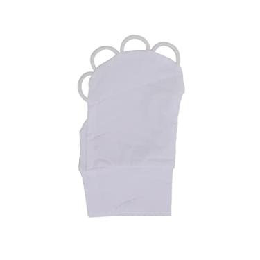 Imagem de GRCFUMO 1 PC GOLFE LUVES DE PARA DE PARA DEPENÇÃO, Luvas de proteção UV, Golfe elástico Half finger glove homens mulheres gelo Protetor solar de seda Sol (M Left Hand)