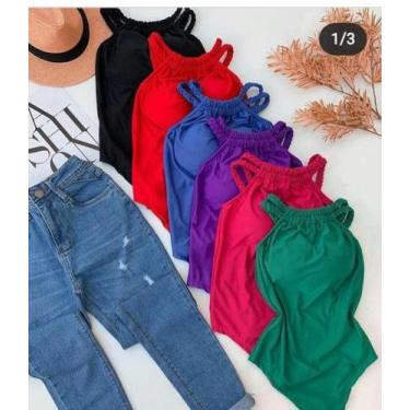 Imagem de Body regata alça trançada - Filo modas, Preto, G