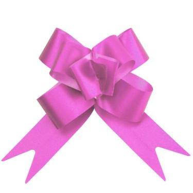 Imagem de 10 Laço Fácil para Presente 12mm - AAZ, Liso Rosa