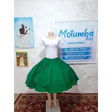 Imagem de Saia Simples Serão Tam Unico - Motumbá, Verde