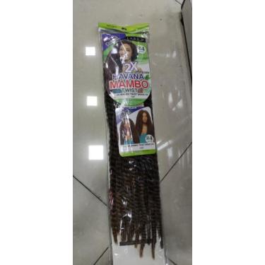 Imagem de aplique trancado - kanekalon