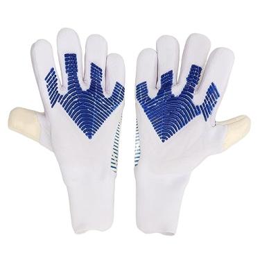 Imagem de Luvas De Goleiro De Futebol Luva De Goleiro De Futebol Profissional com Forte Palma Aperto Dedo Proteção Antiderrapante Látex Nylon Respirável Design para Homens Mulheres Par de 2 (9)