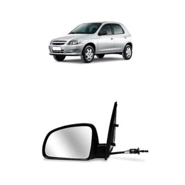 Imagem de Retrovisor Celta Prisma 2007 2008 2009 2010 2011 2012 2/4 Portas com C