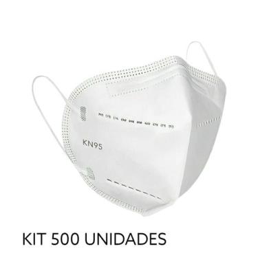Imagem de Máscara KN95 Proteção Respiratória 5 Camadas Reutilizável Kit 500 - Ki