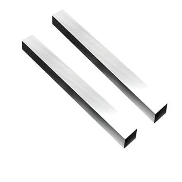 Imagem de HSS Barra de brocas de torno 34 mm x 34 mm x 200 mm de aço de alta velocidade quadrada retangular cortador de mosca em branco para torneamento de torno em branco, 2 peças para fazer facas de corte