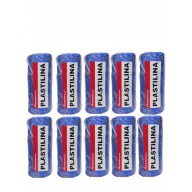 Imagem de Massa De Modelar Plastilina Azul 5 Kg (10 Un) - Redelease