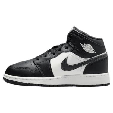 Imagem de Nike Tênis Infantil Air Jordan 1 Mid Big 'Off Noir' (Dq8423 010) - Tamanho 5.5