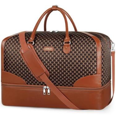 Imagem de Bolsa de fim de semana ITIEZY Travel Duffel para mulheres de nylon 21,