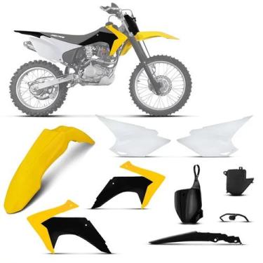 Imagem de Kit Plástico Exclusivo Crf 230f 2008 a 2020 - 8 Itens (Cores) - Pro to