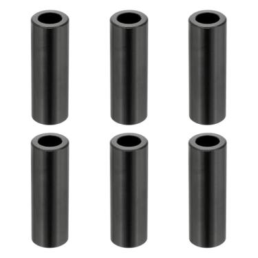 Imagem de PATIKIL 6 peças espaçadores de alumínio, espaçadores de metal de 5/16 x 1/2 alumínio 1-1/2 L espaçador parafuso isolador redondo não rosqueado bucha para parafusos de 5/40.6 cm, preto