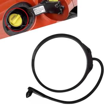 Imagem de ijuicy 1 peça de tampa de tanque de combustível para carro, corda antiperda, linha de conexão de tração elástica antiestiramento, substitui acessórios OEM # LR053666, para Land Rover Evoque Discovery