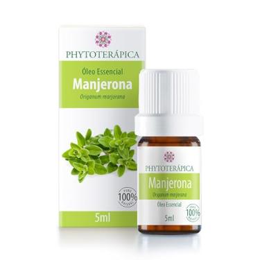 Imagem de Óleo Essencial de Manjerona Phytoterápica 5ml para Difusor, Massagem e Aromaterapia, Relaxante e Fortalecedor Capilar