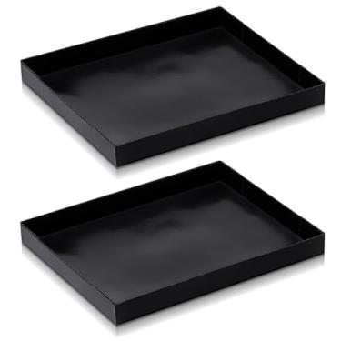 Imagem de Teenyyou 2 peças de cesta de forno sólido PTFE antiaderente, bandejas de cozinha para acessórios de forno rápido, batatas fritas, asas de frango, aquecimento de pão (33 x 30 x 2,5 cm)