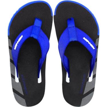 Imagem de Chinelo Kenner Kick S Up Masculino - Preto e Azul Escuro - 41
