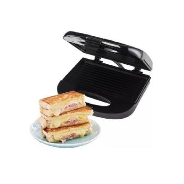 Imagem de Sanduicheira Grelha De Fazer Sanduíche Elétrica Misteira BAK 750W - BA