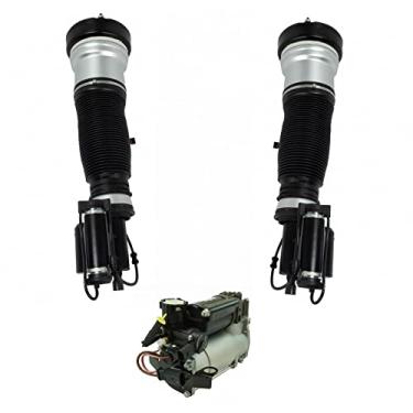 Imagem de TRQ Compressor de suspensão Air Ride e kit de montagem de amortecedor para MB S430 S500