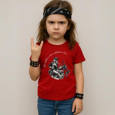 Imagem de Camiseta Infantil Unissex Estampada Meu Destino É Onde A Estrada Me Le