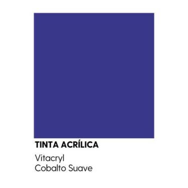 Imagem de Tinta Fosca Premium Azuis - Vitacryl, Cobalto Suave, 3,6 lts