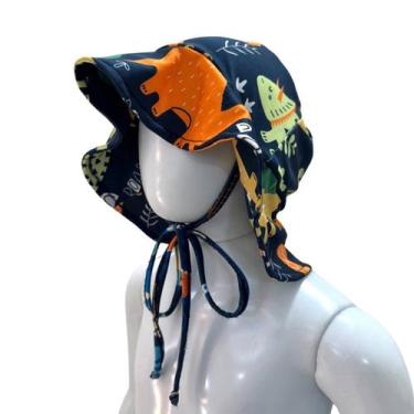 Imagem de Chapéu Infantil Proteção Solar Uv 50+ Praia C/ Forro Interno - Jagar, 