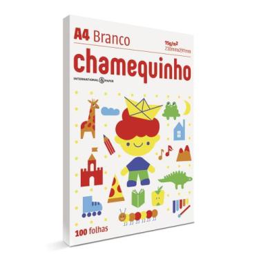 Imagem de Papel Chamequinho A4 210mm x 297mm com 100 Folhas - Chamex