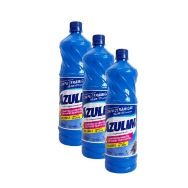Imagem de Kit c/3 limpa ceramica 1l azulim lavanda - START