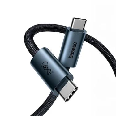 Imagem de Cabo Usb Tipo C Thunderbolt 4 Baseus 40 Gpbs Pd 100w Vídeo 8k Com 1 Metro