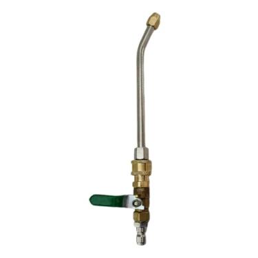 Imagem de ShengQuanHao Extensão de Lavadora de Alta Pressão para Conjunto de Limpeza de Calhas, Alto Desempenho, para Instalar, Conexão Rápida de 1/4 de Polegada, 30 Graus, Tamanho real