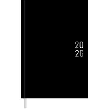 Imagem de Tilibra - Agenda Executiva Costurada Diária 15,9 x 23,3 cm Napoli 2026 - Preta