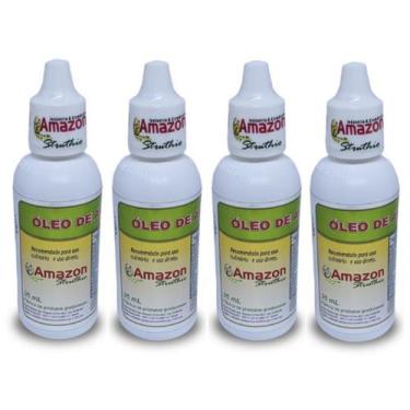 Imagem de Kit 4 Oleo De Avestruz Amazon Struthio - 35ml