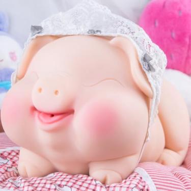 Imagem de Boneca Sexual Realista Masturbador Masculino Porquinho Fofo, Brinquedos Sexuais para Homens, Torso de Boneca Sexual de Tamanho Completo para Vaginal,Torso Adulto para Alívio de Pressão 5 Lb Branco