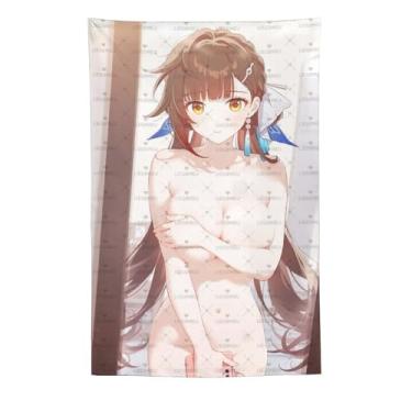 Imagem de LIEGBMEU Sexy Bikini Hot Anime Girl Tapeçaria 152.4 cm x 228.6 cm Interior Exterior Wall Quilt Art Decoração de Tapeçaria Caprichosa, Aa048