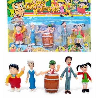 Imagem de Kit Turma Do Chaves Animado com 5 bonecos - NEIDE BRINQUEDOS
