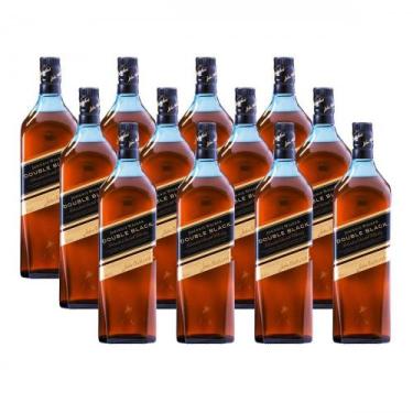 Imagem de Whisky Escocês Johnnie Walker Double Black 1 Litro Caixa com 12 unidad