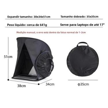 Imagem de Protetor Solar Dobrável Para Laptop À Prova d'Água E Poeira Para Table