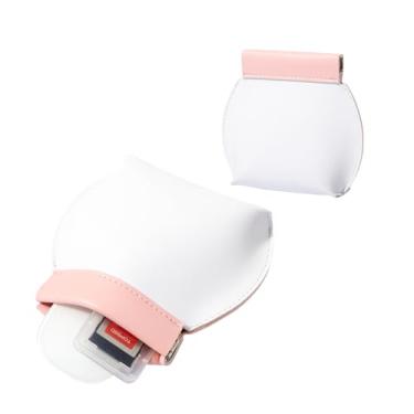 Imagem de Bolsa de bolso portátil sem zíper para maquiagem, cabos e carregadores, cartões, carteiras, coleção de blocos de cores – bolsa de armazenamento de viagem, bolsas de cosméticos portáteis, acesso sem